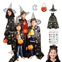 Sarvda Halloween Dress | Costume and Accessories | For Girls and Boys | Kids &amp; Adults | Haunted Horror Theme Party Vampire Witch Ghost Skeleton Draculla Zombie Pumpkin Scary Cosplay Dress
