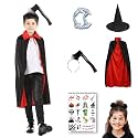Sarvda Halloween Dress | Costume and Accessories | For Girls and Boys | Kids &amp; Adults | Haunted Horror Theme Party Vampire Witch Ghost Skeleton Draculla Zombie Pumpkin Scary Cosplay Dress