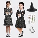 Sarvda Halloween Dress | Costume and Accessories | For Girls and Boys | Kids &amp; Adults | Haunted Horror Theme Party Vampire Witch Ghost Skeleton Draculla Zombie Pumpkin Scary Cosplay Dress