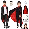 Sarvda Halloween Dress | Costume and Accessories | For Girls and Boys | Kids &amp; Adults | Haunted Horror Theme Party Vampire Witch Ghost Skeleton Draculla Zombie Pumpkin Scary Cosplay Dress