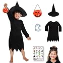 Sarvda Halloween Dress | Costume and Accessories | For Girls and Boys | Kids &amp; Adults | Haunted Horror Theme Party Vampire Witch Ghost Skeleton Draculla Zombie Pumpkin Scary Cosplay Dress