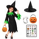 Sarvda Halloween Costume for Kids and Adults | Witch, Vampire, Skeleton, Pumpkin, Ghost &amp; Bat Fancy Dress with Accessories