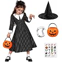 Sarvda Halloween Dress for boys girls kids and adults Inspired Character Dress with Hat and Addons