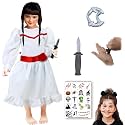 Sarvda Halloween Dress | Costume and Accessories | For Girls and Boys | Kids &amp; Adults | Haunted Horror Theme Party Vampire Witch Ghost Skeleton Draculla Zombie Pumpkin Scary Cosplay Dress