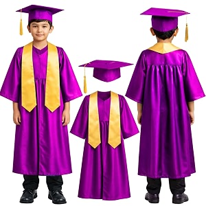 Sarvda Graduation Gown for kids with Cap