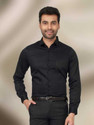 SARVGYA FASHION Men Solid Formal Black Shirt