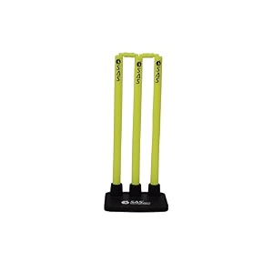 sas cricket plastic stump set rubber base stump set with bails