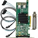 SAS HBA Card Compatible with LSI 9207-8i IT Mode 8-Port with SATA Cables