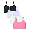 Sascina Seamless Training Bras for Girls 7-12 Soft with Double-Layer Lined