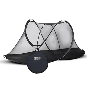 mosquito net for single bed with base cloth  foldable machardani lightweight tent type  polyester strong masari mesh  portable kosu valai strong amp durable  bed net adult size 4x6 ft black