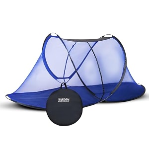 mosquito net for single bed with base cloth  foldable machardani lightweight tent type  polyester strong masari mesh  portable kosu valai strong amp durable  bed net adult size 4x6 ft blue