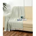SASHAA WORLD Weaved Beige Cotton Throw | Ideal for Your Home, Living Room, Sofa, Bed, Chair, Picnic &amp; Used for Gift | 130X180 cm| TC - 125
