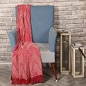 SASHAA WORLD Jewels of India Throw | Throw for Living Room, Sofa, Bed, Chair, Picnic &amp; Used for Gift | Pink Throw Blanket 130X180 Cm