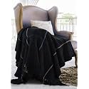 SASHAA WORLD Soft Check Throw Blanket | Used Both Indoor and Outdoor |Blanket for Living Room, Sofa, Bed &amp; Chair | Navy Throw Blanket| Pack of 1, 180 x130 cm