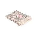 SASHAA WORLD Soft Throw Blanket | Used Both Indoor and Outdoor |Blanket for Living Room, Sofa, Bed &amp; Chair | Beige Throw Blanket| Pack of 1, 180 x130 cm| Cotton| Lightweight
