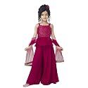 Sashay Boutique Girls Embroidered Kurta with Palazzo