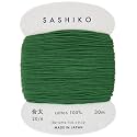 Sashiko Thread Medium Weight 30m Col. 208 -Dark Green- Japanese Embroidery &amp; Quilting by Yokota