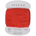 Sashiko Thread Medium Weight 30m Col. 213 -Red- Japanese Embroidery &amp; Quilting by Yokota