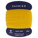 Sashiko Thread Thinner Weight 40m Col. 204 -Golden Yellow- Japanese Embroidery &amp; Quilting by Yokota