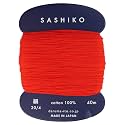 Sashiko Thread Thinner Weight 40m Col. 213 -Red- Japanese Embroidery &amp; Quilting by Yokota