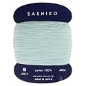 Sashiko Thread Thinner Weight 40m Col. 206 -Mint Cream- Japanese Embroidery & Quilting by Yokota