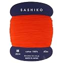 Sashiko Thread Thinner Weight 40m Col. 212 -Orange Red- Japanese Embroidery &amp; Quilting by Yokota
