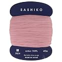 Sashiko Thread Thinner Weight 40m Col. 211"Greyish Pink Japanese Embroidery &amp; Quilting by Yokota
