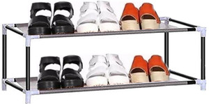 Sasimo 1-Shelf-1-Door Plastic Cubort Shoe Rack Plastic