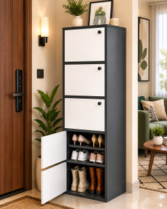 Sasimo Engineered Wood Shoe Rack