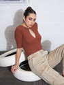 SASSAFRAS Casual Regular Sleeves Self Design Women