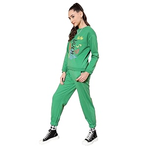 Sassafras Womens Fleece Bush Sweatshirt with Joggers