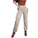 Sassafras Women Box Pocket Cargo Jeans