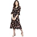 Sassafras Women Floral Wrap Tie Dress