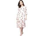 Sassafras Women Floral Wrap Tie Dress