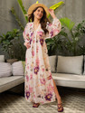 SASSAFRAS Women Maxi White Full Length Dress