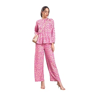 Sassafras Women Set of Peplum Shirt with