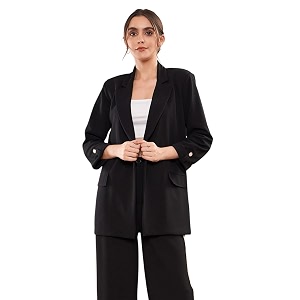 Sassafras worklyf Womens Blazer Regular Fit Full