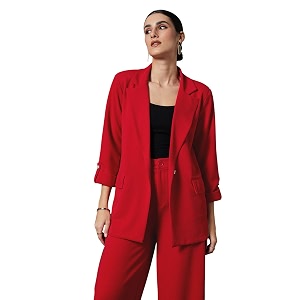 Sassafras worklyf Womens Blazer Regular Fit Full