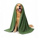 Sassoon Large Pet Towels | Ultra Soft &amp; Microfiber | Quick Drying | Machine Washable | Color - Black (Pack of 1)