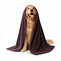 Sassoon Large Pet Towels | Ultra Soft &amp; Microfiber | Quick Drying | Machine Washable | Colour - Cocoa (Pack of 1)