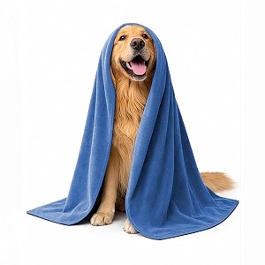 sassoon  dog towels for drying dogs  large pet towels for dogs  towels for large dog  towels for cats  ultra soft super absorbent microfiber amp quick drying - pack of 1 heaven