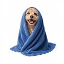 Sassoon | Dog Towels for Drying Dogs | Pet Towels for Dogs | Towels for Small Dog| Ultra Soft, Super Absorbent, Microfiber, Machine Washable and Quick Drying - Pack of 2 (Heaven)