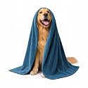 Sassoon | Dog Towels for Drying Dogs |Large Pet Towels for Dogs | Towels for Dog | Towels For Cats | Ultra Soft, Super Absorbent, Microfiber, Machine Washable &amp; Quick Drying - Pack of 1 (Peacock)