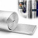 Sasylvia Fire Rated Duct Wrap 1.5" Fiberglass Insulation 24" x17' HVAC