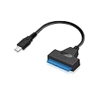 SATA to USB 3.0/2.0 Cable Up to 6 Gbps for 2.5 Inch External HDD SSD Hard Drive(Type C)