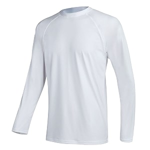 satankud men39s swim shirts rashguard sun shirt upf 50 uv sun protection outdoor long sleeve t-shirt swimwear
