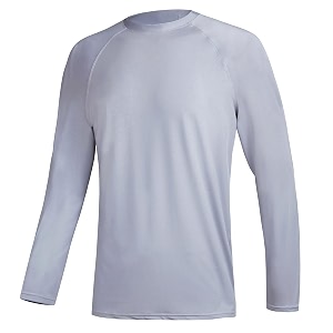 satankud men39s swim shirts rashguard sun shirt upf 50 uv sun protection outdoor long sleeve t-shirt swimwear