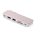 Satechi 6-in-2 USB-C Snap Hub, 4K/60Hz HDMI, for MacBook Neo, Blush