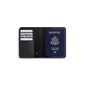 Satechi Passport Holder with Find My Tracking, 4-Slot Card Wallet, Black