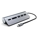Satechi USB-C Combo Hub for Desktop - USB-A 3.0 Data Ports & Micro/SD Card Readers - for M2/ M1 MacBook Pro/Air, M2/ M1 iPad Pro/Air, M2 Mac mini, iMac M1 (Space Gray)